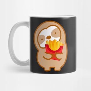 Easily Distracted By Fries Sloth Mug